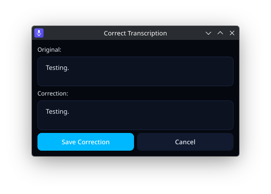 Brethof Voice Pro — Correct Transcription